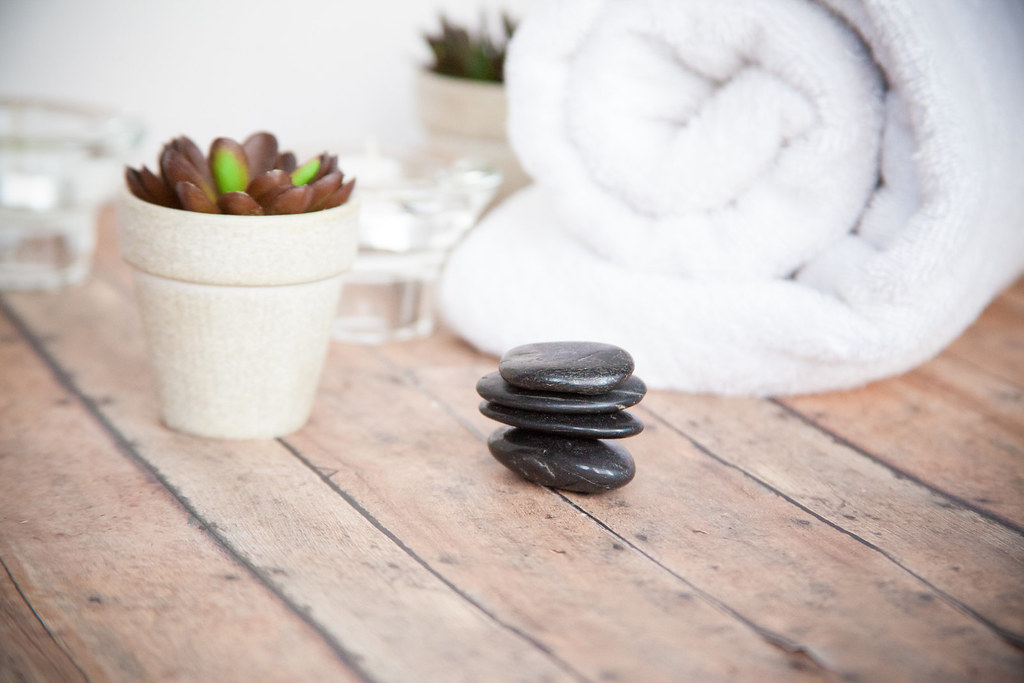 Hammam en pierre chaude du spa